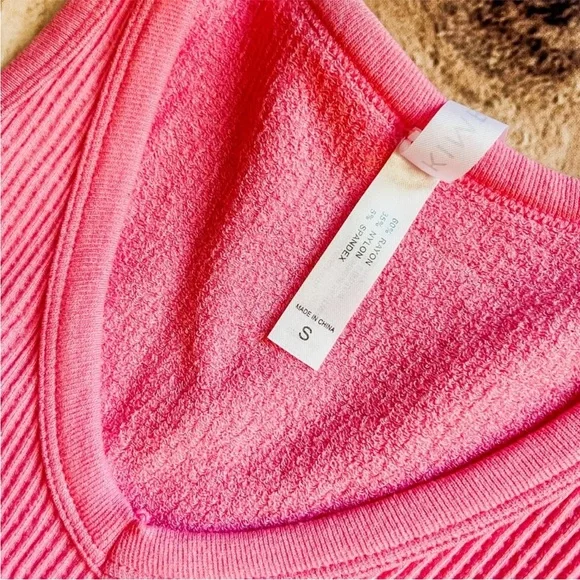 NWT Kimberly C Essential Ribbed Seamless Mini Dress size Small - Picture 9 of 10